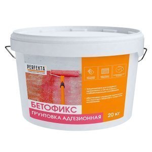 Грунтовка Perfekta Бетофикс, цвет: красный (ведро 20кг) – купить в Москве