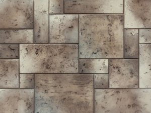 Искусственный камень плоский Atlas Stone Травертин 30х40 170 коричневый – купить в Москве