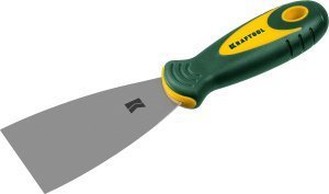 Шпательная лопатка KRAFTOOL с 2-компонентной ручкой, нержавеющее полотно, 65мм арт.10035-065 – купить в Москве