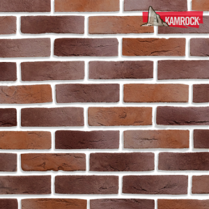 Искусственный камень ложковый Kamrock Старый кирпич 32570 красный – купить в Москве