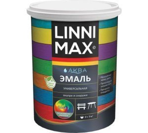 Эмаль акриловая LINNIMAX Аква Эмаль универсальная Base3 прозрачная 0,85 л – купить в Москве