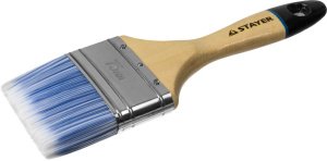 Кисть плоская STAYER EURO AQUA для воднодисперсионных и акриловых ЛКМ, искусственная щетина, деревянная ручка, 75мм (3") арт.01062-075 – купить в Москве