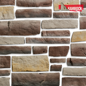 Искусственный камень плоский Kamrock Древний пласт 04510 коричневый – купить в Москве