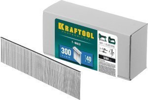 Гвозди для нейлера KRAFTOOL 40 мм, тип 300, 5000 шт, арт.31785-40 – купить в Москве