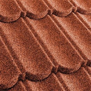 Композитная черепица кровельный лист Metrotile MetroBond скарлет  с посыпкой 1330х410 мм – купить в Москве