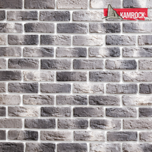 Искусственный камень угловой Kamrock Ганзейский кирпич 35012 серый – купить в Москве
