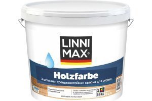 Краска водно-дисперсионная LINNIMAX Holzfarbe Base1 белая 9 л – купить в Москве
