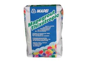 Сухая смесь для ремонта бетона безусадочная быстротвердеющая Mapei Mapegrout Thixotropic, цвет: серый Мешок 25кг – купить в Москве