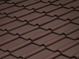 Керамическая черепица рядовая Koramic Alegra 9 dark brown  ангоб 477х310 мм – купить в Москве