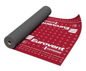 Супердиффузионная мембрана Eurovent X Strong 250 г/м2 30х1,5 м бордовый/антрацит – купить в Москве