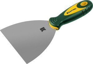 Шпательная лопатка KRAFTOOL с 2-компонентной ручкой, нержавеющее полотно, 125мм арт.10035-125 – купить в Москве