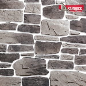 Искусственный камень плоский Kamrock Альпийская деревня 08610 серый – купить в Москве