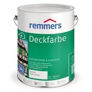 Краска Remmers Deckfarbe база 1 RAL9016 5л – купить в Москве