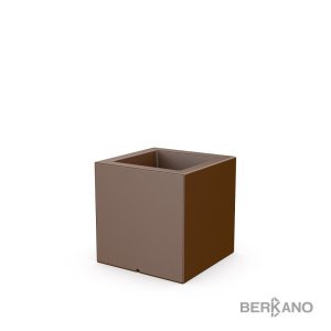 Кашпо Berkano Quarter 40 DB, тип дна: двойное, размер: 40x40x40см, цвет: Brown, арт.220_049_36 – купить в Москве