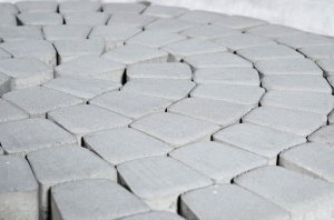 Тротуарная плитка Braer Standart Классико круговая серебристый частичный прокрас 110/73х115х60 мм – купить в Москве