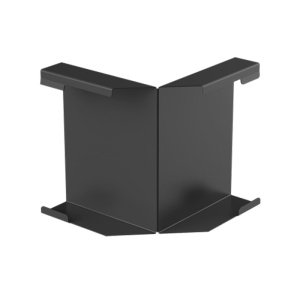 Внутренний угол маскирующей планки GALECO STAL2 RAL9005 черный – купить в Москве