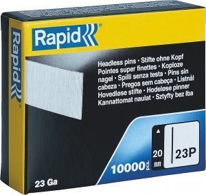 Гвозди супертвердые RAPID тип 23P, закаленные, 20 мм, 10000 шт арт.5001359 – купить в Москве