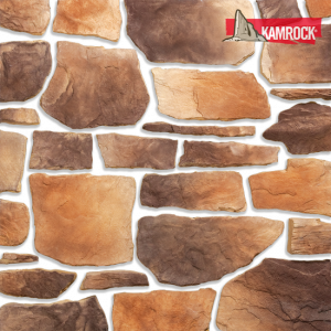 Искусственный камень плоский Kamrock Альпийская деревня 08770 коричневый – купить в Москве