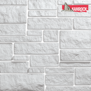 Искусственный камень плоский Kamrock Выветренный туф 03020 белый – купить в Москве