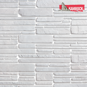 Искусственный камень плоский Kamrock Горное шале 53020 белый – купить в Москве