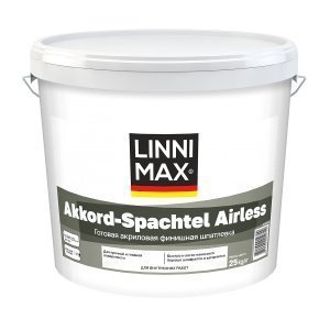 Шпатлевка LINNIMAX Akkord-Spachtel Airless белая 25 кг – купить в Москве