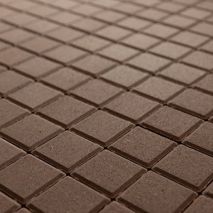 Брусчатка Steingot Стандарт Квадрат коричневый темный частичный прокрас 100х100х80 мм – купить в Москве