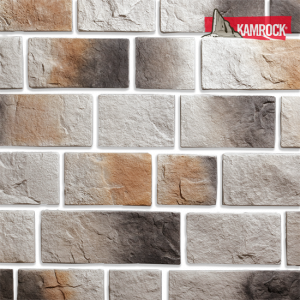 Искусственный камень плоский Kamrock Старый замок 02110 серый – купить в Москве