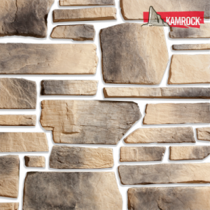 Искусственный камень плоский Kamrock Горный уступ 08940 бежевый – купить в Москве