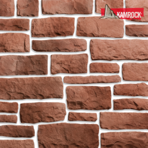 Искусственный камень угловой Kamrock Грубый скол 04082 красный – купить в Москве