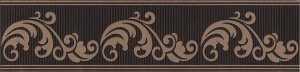 Керамическая плитка Kerama Marazzi Версаль коричневый глянцевая 300х72х9мм бордюр STG/B610/11129R – купить в Москве