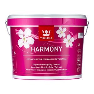 Краска Tikkurila Harmony база 1 A (белая, светлые тона) 9л – купить в Москве