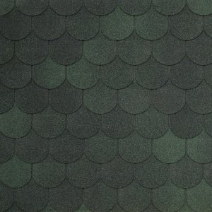 Гибкая битумная черепица гонт Tegola Comfort Assisi verde 473 1000х340 мм – купить в Москве