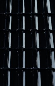 Керамическая черепица рядовая Creaton Optima finesse schwarz  глазурь 441х262 мм – купить в Москве