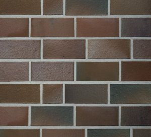 Кирпич облицовочный клинкерный М600 Roben NF schmelz blau-braun гладкая 411800 – купить в Москве