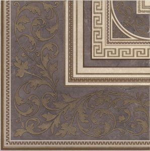 Керамогранит Kerama Marazzi Орсэ коричневый лаппатированная 402х402х8мм декор ковер угол HGD/A111/SG1596L – купить в Москве