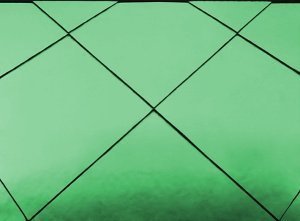 Гибкая битумная черепица гонт Haussman Rhombus Plus зеленый патинированная медь 1000х340 мм – купить в Москве