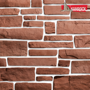 Искусственный камень угловой Kamrock Древний пласт 04382 красный – купить в Москве