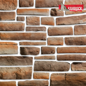 Искусственный камень плоский Kamrock Древний пласт 04410 коричневый – купить в Москве