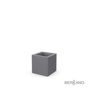Кашпо Berkano Quarter 30 DB, тип дна: двойное, размер: 30x30x30см, цвет: Graphite, арт.220_048_14 – купить в Москве