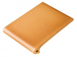 Клинкерная плитка Gres de Aragon Natural цвет: Escalera 24-25 Natural, поверхность: матовая размер: 330х250х18мм, ступень фронтальная 528 – купить в Москве