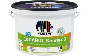 Краска Caparol Samtex 3 E.L.F. Base1 белая 5 л – купить в Москве