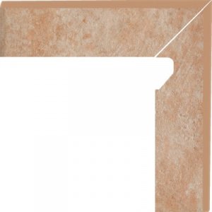 Клинкерная плитка Paradyz Ilario цвет: Beige, поверхность: Структурная размер: 81х300х11мм цоколь правый – купить в Москве