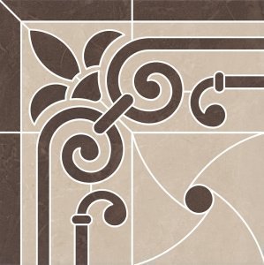 Керамогранит Kerama Marazzi Версаль бежевый матовая 300х300х11мм декор наборный ID107 – купить в Москве