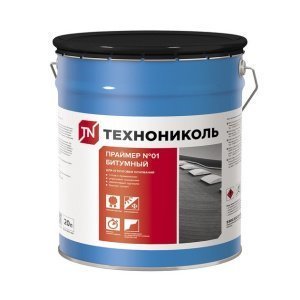 Праймер битумный (готовый) Технониколь №01 (ведро: 16кг/20л) – купить в Москве