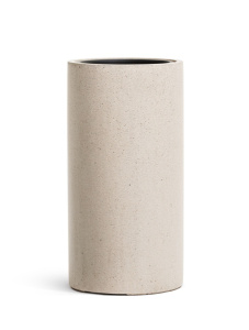Кашпо TREEZ Effectory Beton высокий цилиндр 310x600 мм белый песок 41.3320-02-029-BE-60 – купить в Москве