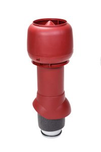 Изолированный вентиляционный выход Vilpe с колпаком 125P/IS/500 бордо RR798 – купить в Москве