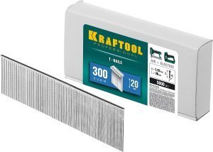 Гвозди для нейлера KRAFTOOL 20 мм, тип 300, 5000 шт, арт.31785-20 – купить в Москве