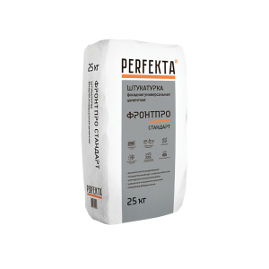 Штукатурка Perfekta Фронтпро Стандарт, цвет: серый (мешок 25кг) – купить в Москве