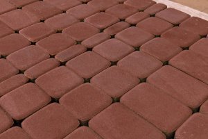 Тротуарная плитка Braer Standart Классико винный частичный прокрас 57/115/172х115х60 мм – купить в Москве