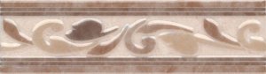 Керамическая плитка Kerama Marazzi Вилла Флоридиана бежевый глянцевая 200х57х6,9мм бордюр HGD/A03/8245 – купить в Москве